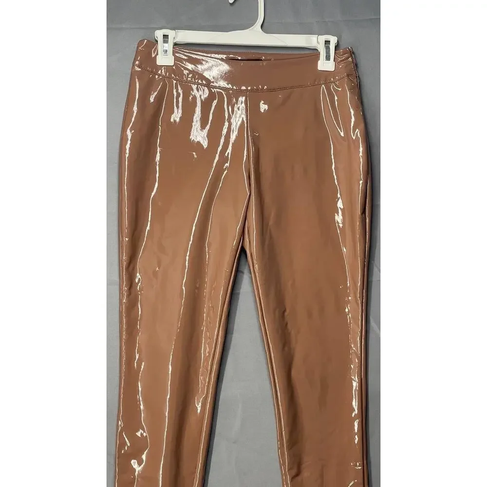 Forever 21 Faux Patent Leather Beige Sz S
Mid Rise Bodycon Skinny Pants - Picture 5 of 8